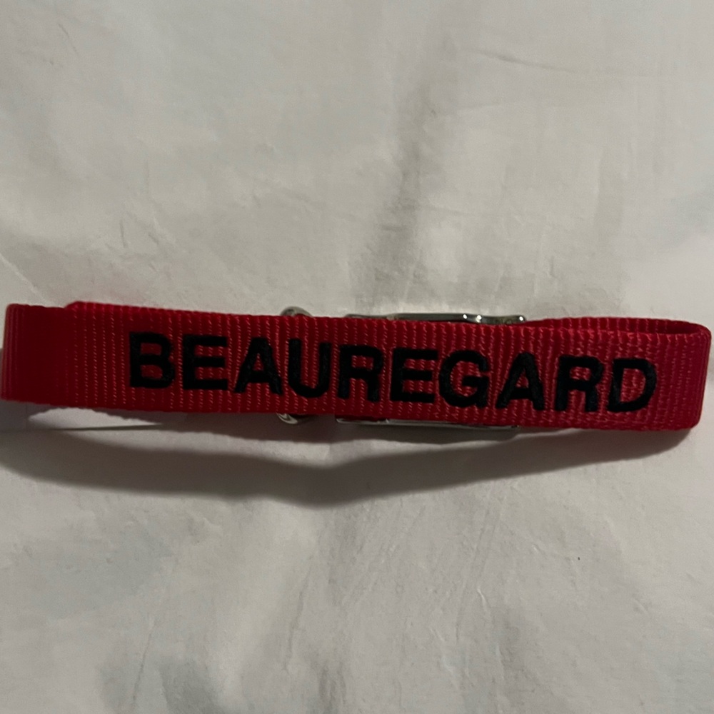 NWT Orvis Red “Beauregard” 20” Dog Collar
